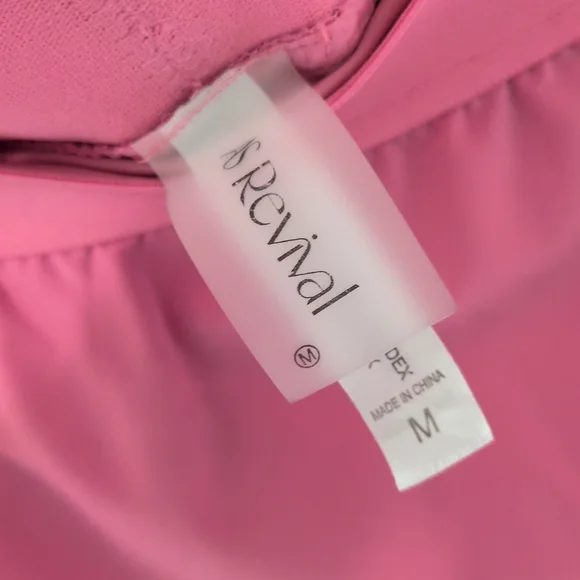 Altar'd State As Revival Activewear Pink Pleated Tennis Mini Skirt Skort - Picture 6 of 7